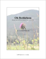 Oh Bethlehem SATB choral sheet music cover